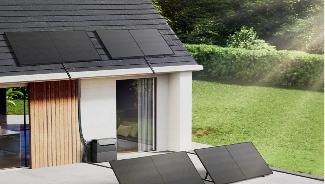 Balkon-Solaranlage